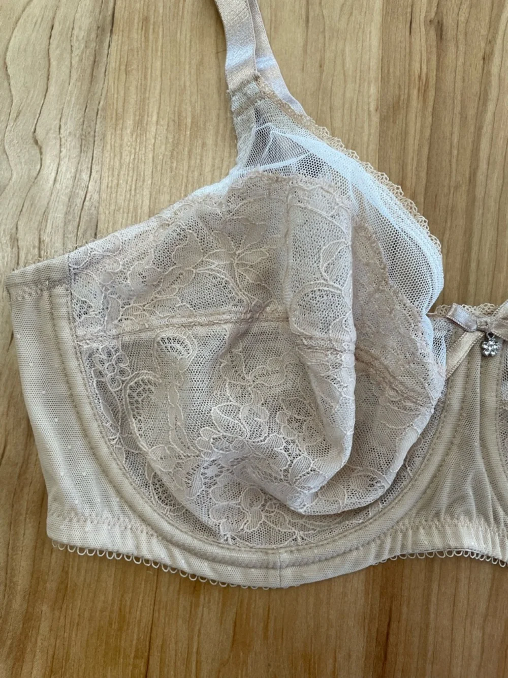 Wacoal Retro Chic Full Figure Underwire Bra 38C Toast